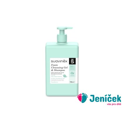 SUAVINEX| Pěnový gel - šampon s vůní Baby Cologne - 750 ml