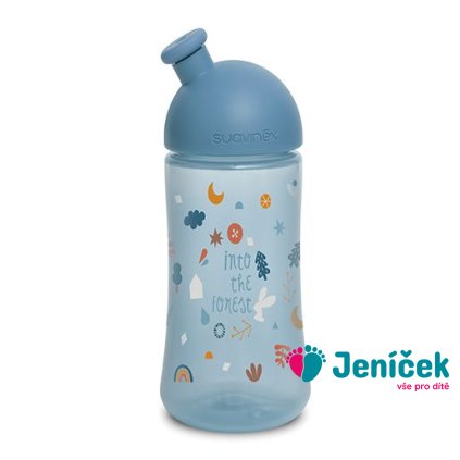 SUAVINEX | Třetí láhev se sportovním pítkem FOREST 270 ml - růžová