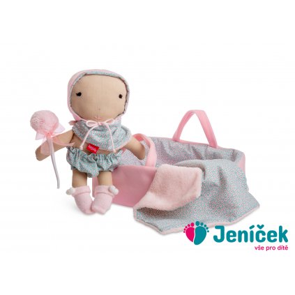 Berjuan látková panenka s příslušenstvím Primera Infancia 28cm