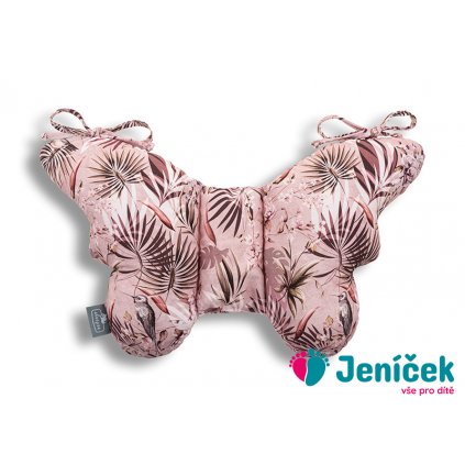 Stabilizační polštářek Sleepee Butterfly pillow Jungle Powder Pink