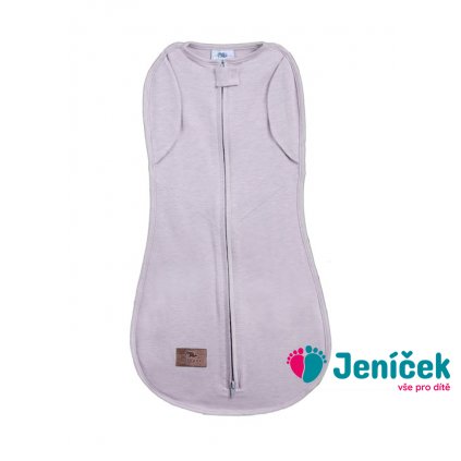 Zavinovačka Sleepee Second Step Swaddle s čepičkou zdarma růžová