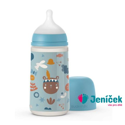 SUAVINEX | KOJENECKÁ LÁHEV 270 ml M FOREST - RŮŽOVÁ