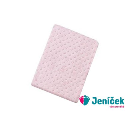 INTERBABY | Deka extra měkká kuličky - RŮŽOVÁ