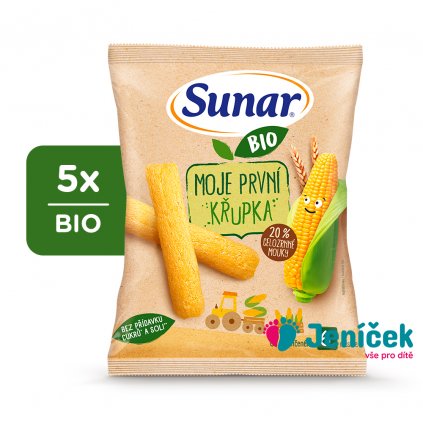 5x SUNAR BIO Moje první křupka 25g