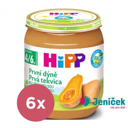 6x HiPP BIO První dýně 125 g