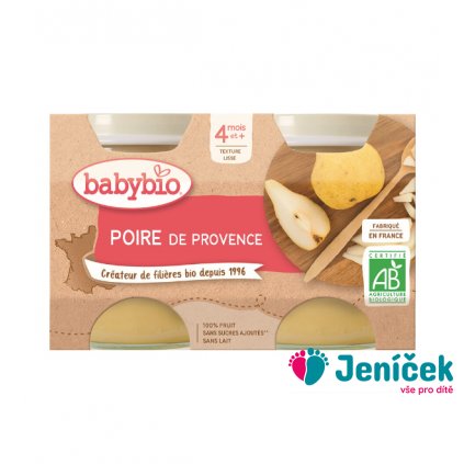 BABYBIO Příkrm hruška Williams 2x 130 g