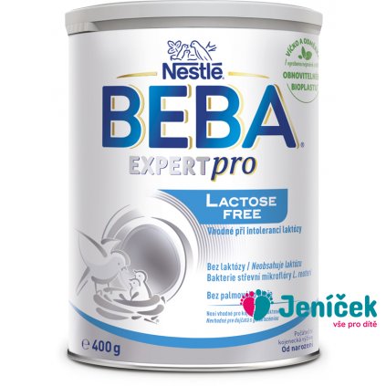 BEBA EXPERTpro Lactose Free Výživa mléčná počáteční 400 g, 0m+