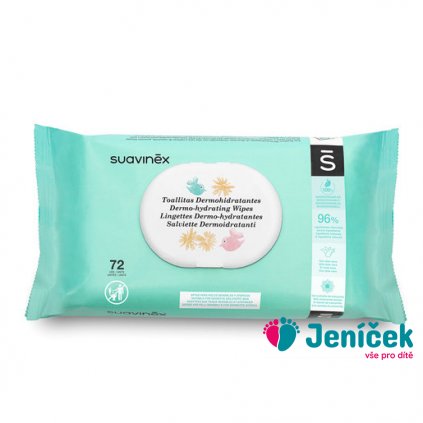 SUAVINEX | Hygienické pleťové hydratační ubrousky 72 ks v