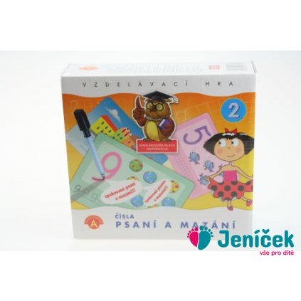 Psaní a mazání - čísla