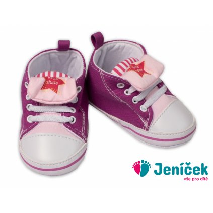 Kojenecké capáčky, botičky Girl YO! Star, fialové