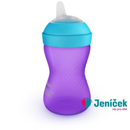 Philips AVENT Hrneček Grippy s jemnou hubičkou 300 ml dívka