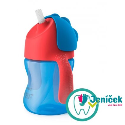 Philips AVENT Hrneček s ohebným brčkem 200 ml chlapec