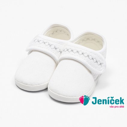 Kojenecké capáčky New Baby bílá 3-6 m