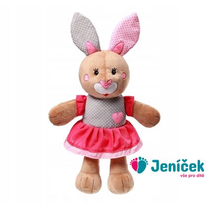 BabyOno Plyšová hračka s chrastítkem, 30cm - Bunny Julia