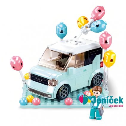 Sluban Girls Dream Mini Handcraft M38-B1087 Qmini zelené autíčko