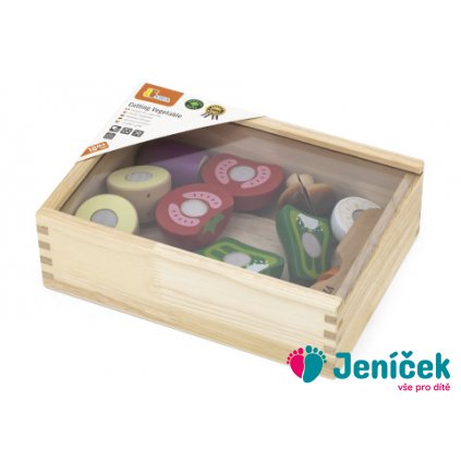 Dřevěné krájení - zelenina