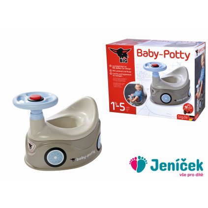 Nočník s volantem šedý