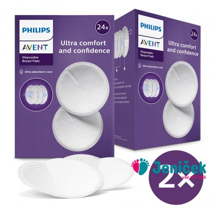 Philips AVENT Vložky prsní jednorázové 2x24 ks