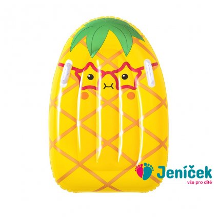 Dětské nafukovací lehátko s úchyty Bestway Ananas 84cm x 56cm