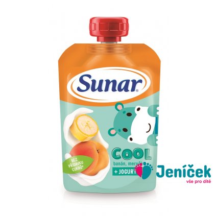 SUNAR Cool banán, meruňka, jogurt 110g