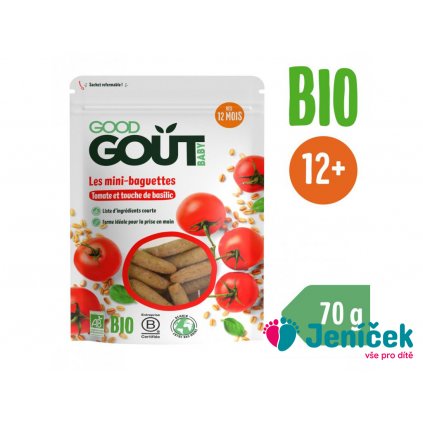 GOOD GOUT Mini bagetky s rajčátky 70 g