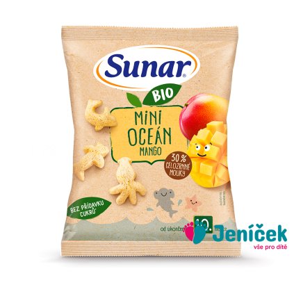 SUNAR BIO Křupky mini oceán mango 18g