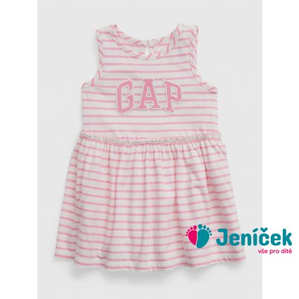 Baby set šaty logo GAP Růžová