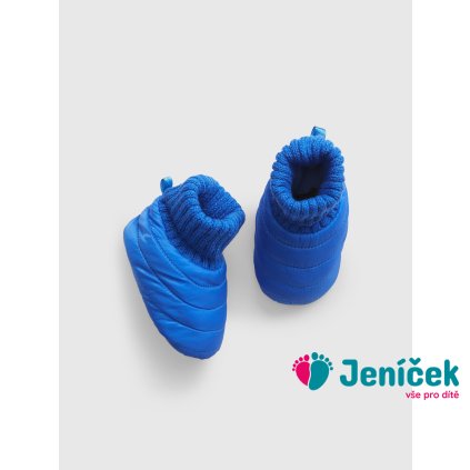 Baby prošívané botičky Modrá