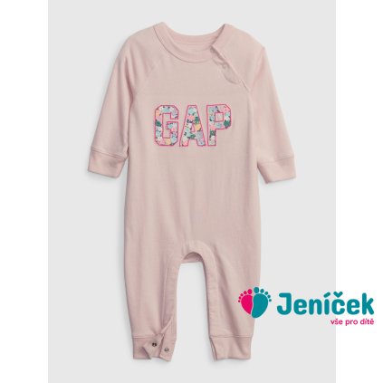 Baby overal s logem Růžová