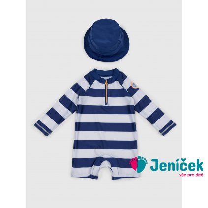 Baby plavky s kloboukem Tmavě modrá