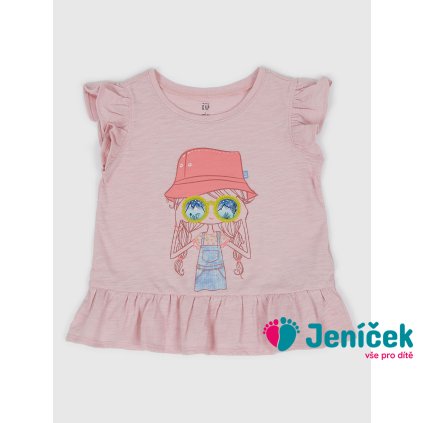 Baby tričko s potiskem Růžová