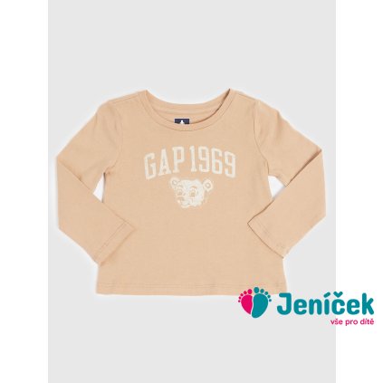 Baby tričko organic GAP 1969 Béžová
