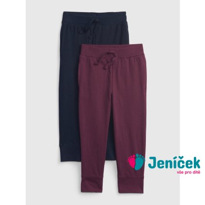 Baby tepláky organic, 2 ks Barevná