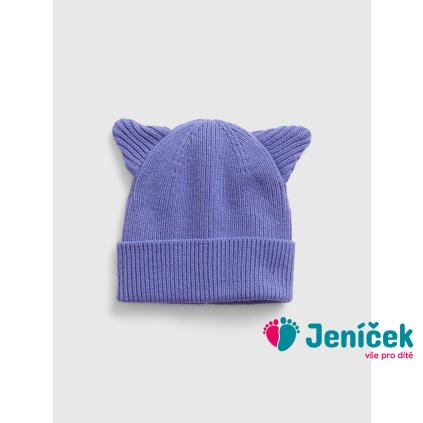 Baby čepice s oušky Modrá