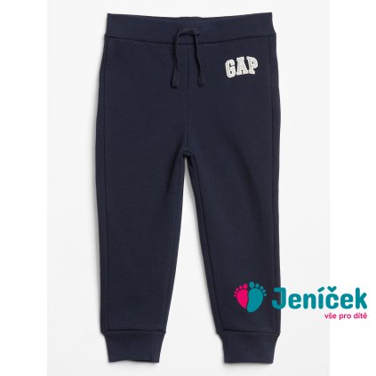 Baby tepláky GAP logo Tmavě modrá