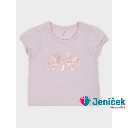 Baby tričko s logem Růžová