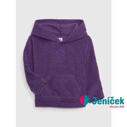 Baby mikina GapFit Profleece Fialová