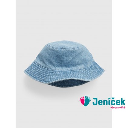 Dětský džínový klobouk Modrá