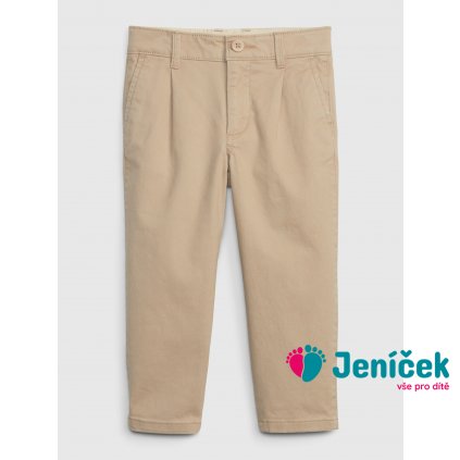 Dětské kalhoty khaki Béžová