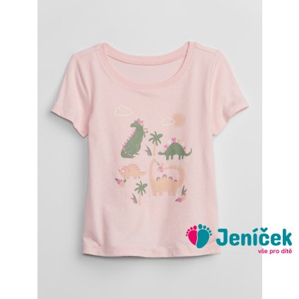 Dětské tričko s potiskem Růžová