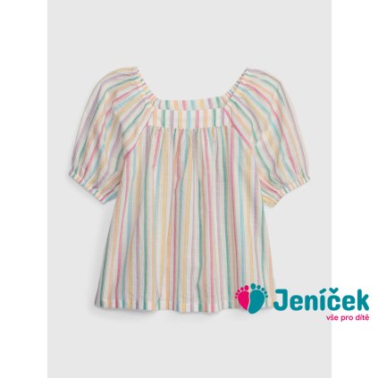 Baby pruhovaný top Barevná