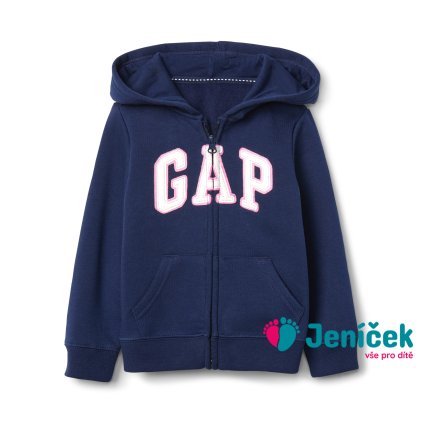 Baby mikina GAP logo Tmavě modrá
