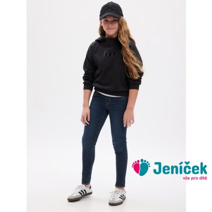 Dětské džíny jeggings stretch Tmavě modrá