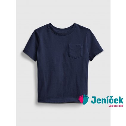 Dětské tričko z organické bavlny Tmavě modrá