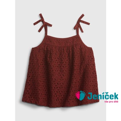 Baby top Červená