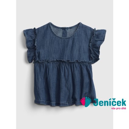 Baby džínový top Tmavě modrá