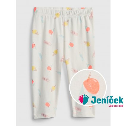 Baby legíny organic cotton crop Béžová