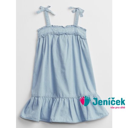 Dětské džínové šaty Modrá
