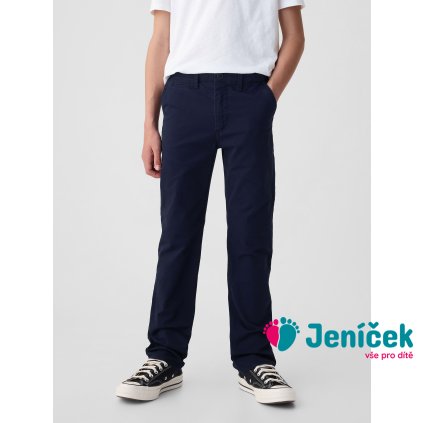 Dětské kalhoty chino Tmavě modrá