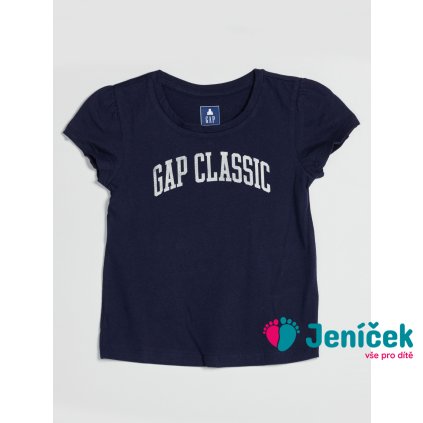 Baby tričko GAP classic Tmavě modrá